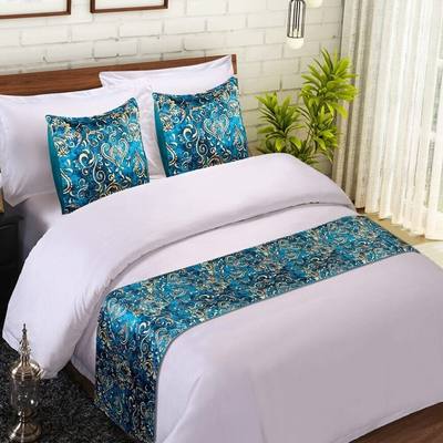 Bed & Floor Runners / Mats PORTICO BED RUNNER W 2 CUSHIONS (DIGITAL) (18X96)