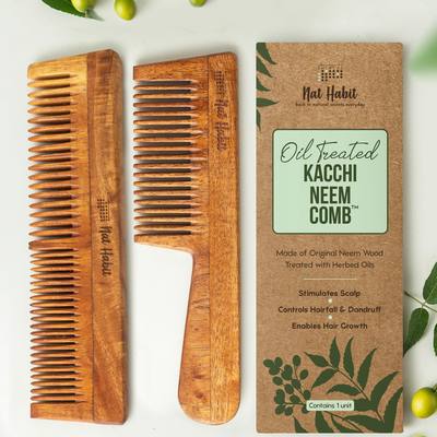 COMB (NEEM WOOD) (WITH LOGO)