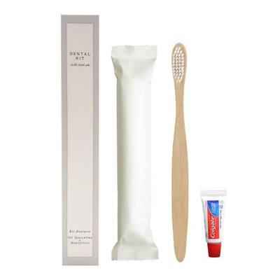 DENTAL KIT (bamboo brush, colgate paste)Box pack