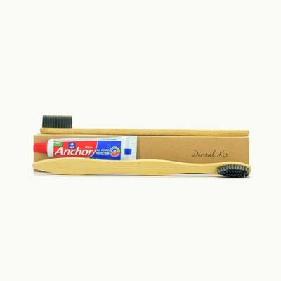 DENTAL KIT (bamboo brush, promise & anchor paste)Box pack