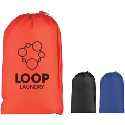 LAUNDRY BAG NON-WOVEN 42GSM (STRING) (WITH LOGO)