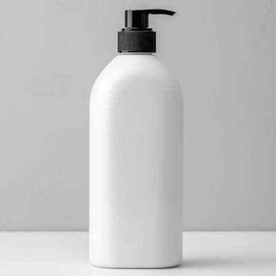 SHAMPOO( white, black cap)
