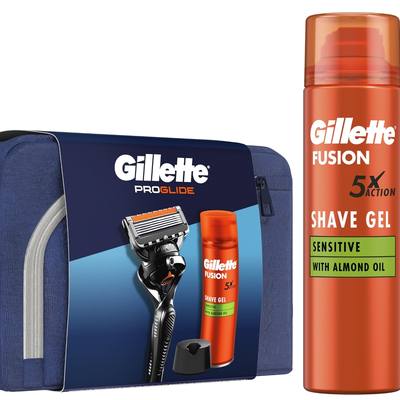 SHAVING KIT (GILLETE RAZOR + GILLETE GEL) (WITH LOGO)