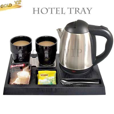 TEA KETTLE TRAY SET GOLD